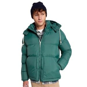 Men’s Alpine Design 1962 Puffer Jacket/Coat~Removable Hood~NWT~2XL~Green~$128